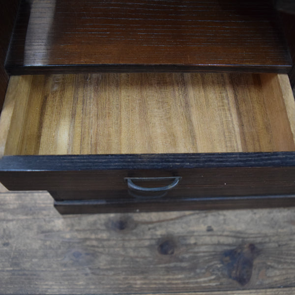 Japanese Traditional Kiri Paulownia Wood Chest of Drawers Furniture Used Second-hand