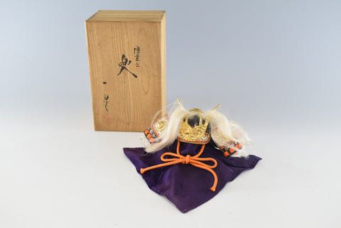 Japanese traditional kabuto ornaments dolls ornaments Takedashingen【only 1 available】