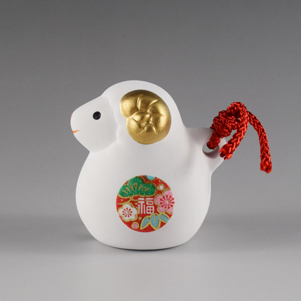 2027 Japanese Zodiac Sheep Ceramic Ornament
