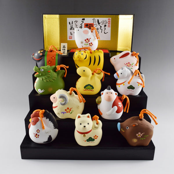 2027 Japanese 12 Zodiac Set Ceramic Ornament
