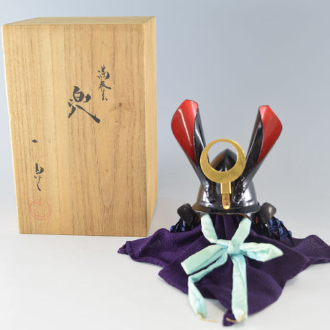 Japanese traditional kabuto ornaments dolls ornaments Akechimitsuharu【only 1 available】