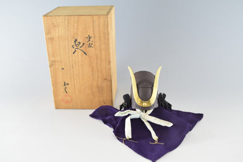 Japanese traditional kabuto ornaments dolls ornaments Suzukishigeie【only 1 available】