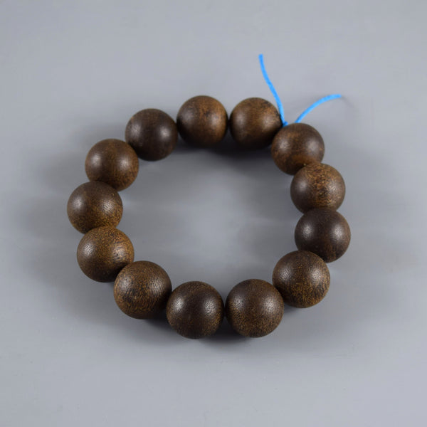 [Japan Exclusive] 18mm Agarwood beads Bracelet Used (one of a kind)