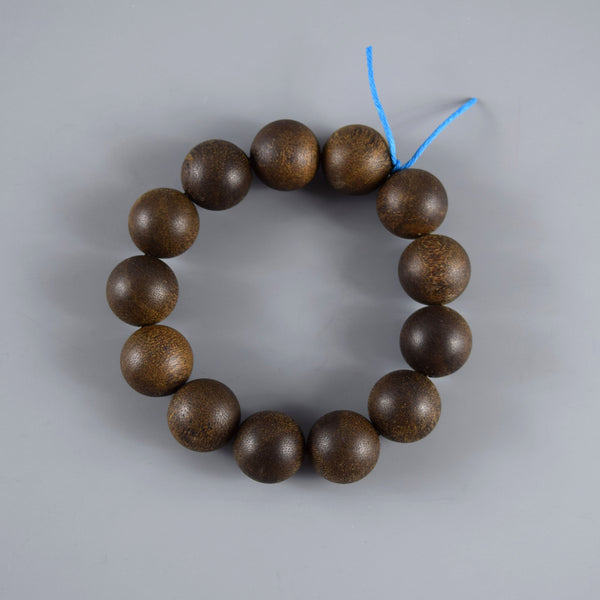 [Japan Exclusive] 18mm Agarwood beads Bracelet Used (one of a kind)