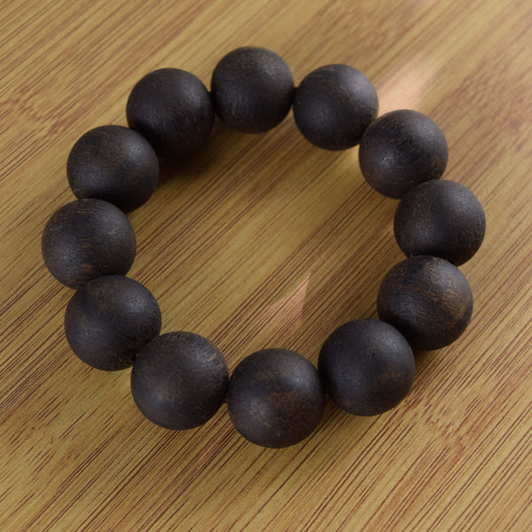 [Japan Exclusive] 20mm Agarwood beads Bracelet Used (one of a kind)