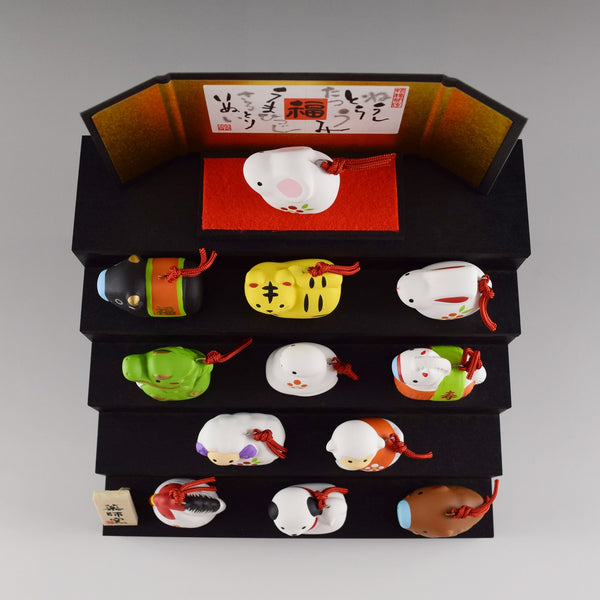 2027 Japanese 12 Zodiac Set Ceramic Ornament