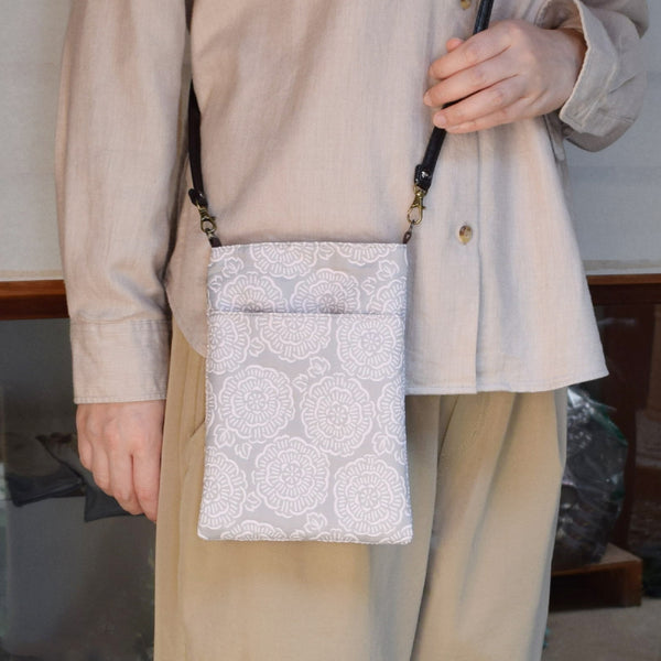 Pochette en brocart japonais pour chapelet - Check 3 Colors