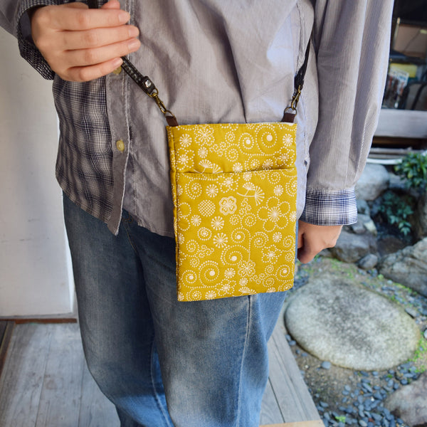 Pochette en brocart japonais pour chapelet - Check 3 Colors
