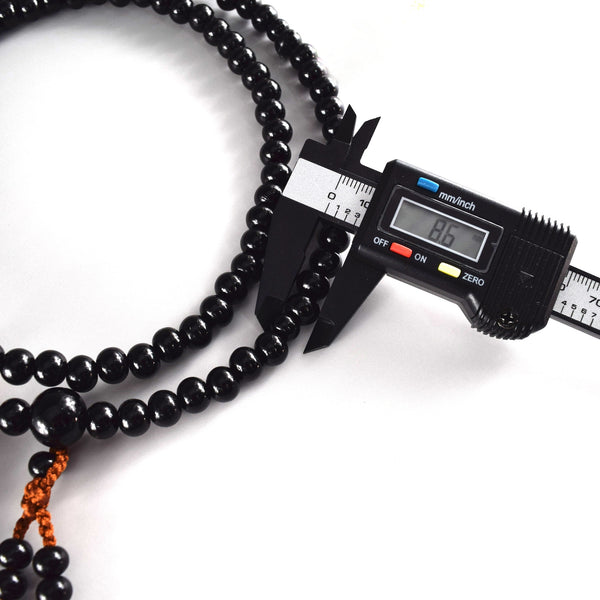 Shingon sect Black Ebony Wood Japanese Juzu Prayer Beads