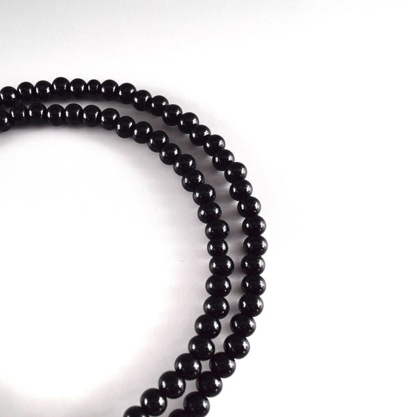 Shingon sect Black Ebony Wood Japanese Juzu Prayer Beads