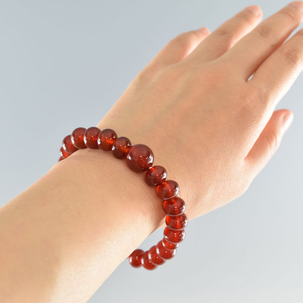 10mm Red Agate Bracelet