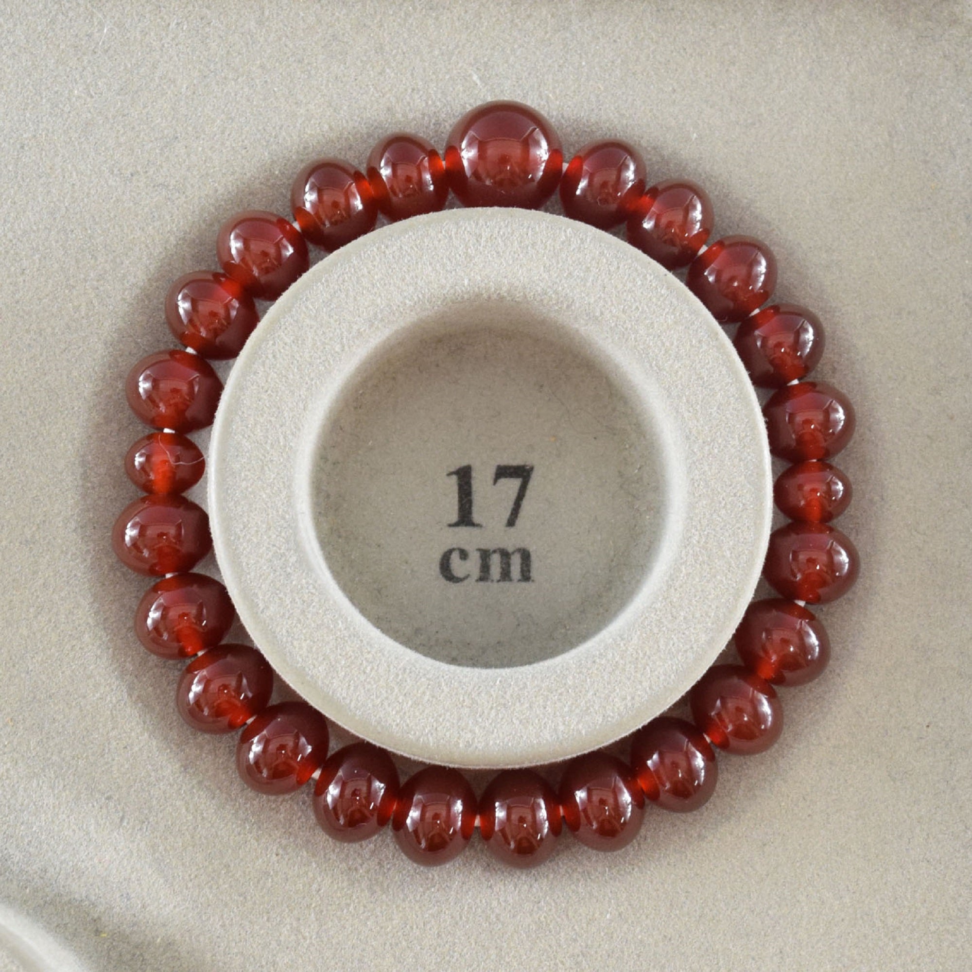 7×10mm Red Agate Oval Beads Bracelet – 京都あさひ屋－Kyoto Asahiya