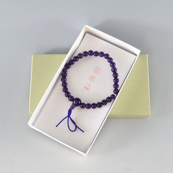 6mm Amethyst Bracelet