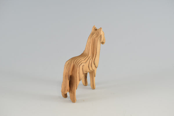 日本 伝統的 木彫りの馬の飾り チャーム ホームデコレーション