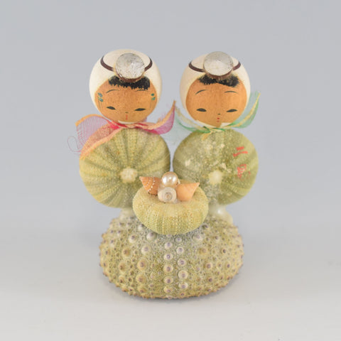 Japanese Conch Shell Doll Tradition Ornament Charms Home decor