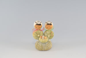 日本の伝統装飾品 子供の人形 港町 巻貝 チャーム ホームデコレーション