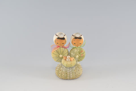 Japanese Conch Shell Doll Tradition Ornament Charms Home decor