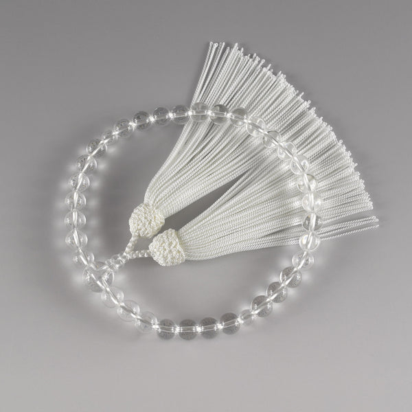 8mm Crystal Quartz Juzu Prayer beads