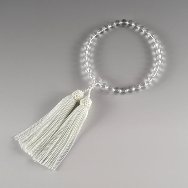 8mm Crystal Quartz Juzu Prayer beads