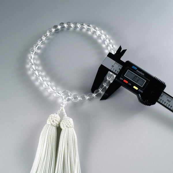 8mm Crystal Quartz Juzu Prayer beads