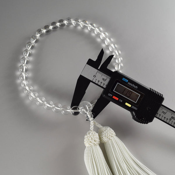 8mm Crystal Quartz Juzu Prayer beads