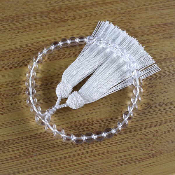 8mm Crystal Quartz Juzu Prayer beads