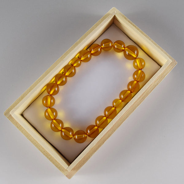 10mm Amber Bracelet