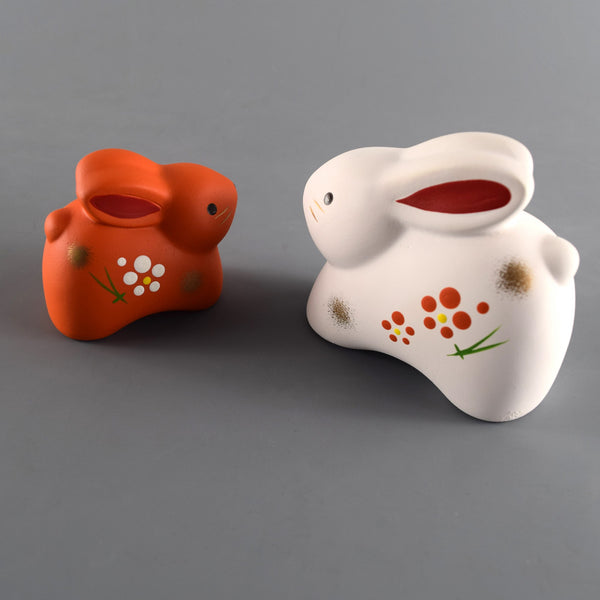 Japanese Traditional Easter Bunny Rabbit Ceramic Ornament