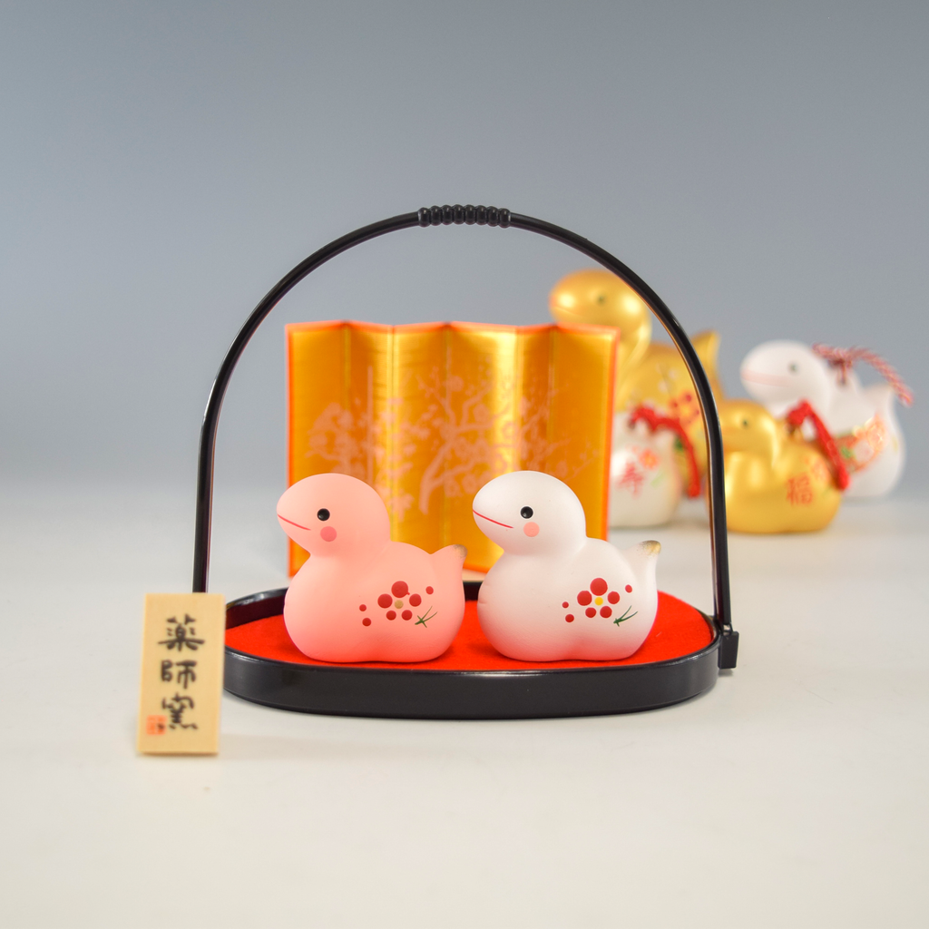 2025 Japanese Zodiac Snake Ceramic Ornament – 京都あさひ屋-Kyoto 2025 Japanese Zodiac Snake Ceramic Ornament – 京都あさひ屋-Kyoto