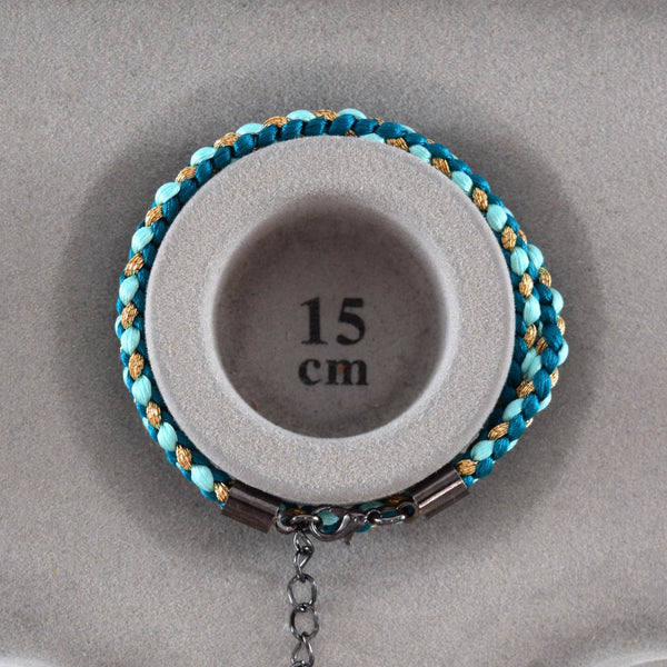 Kiminonawa "Your Name" Japanese Kumihimo Silk Braided Double bracelet