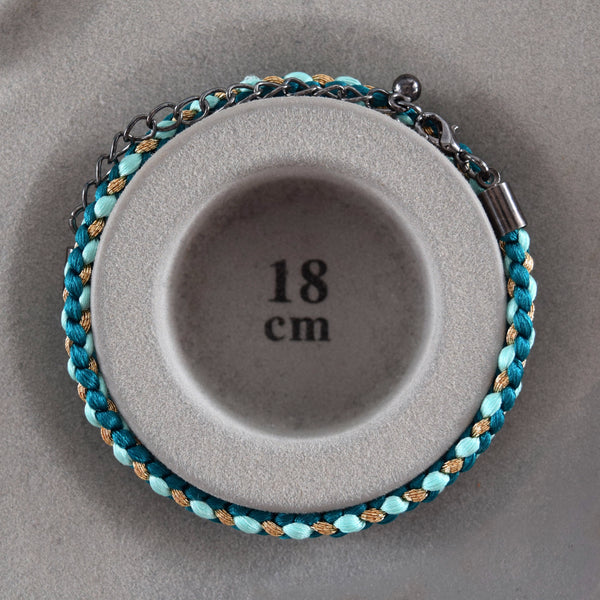 Kiminonawa "Your Name" Japanese Kumihimo Silk Braided Double bracelet