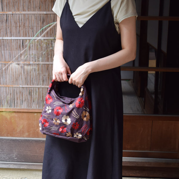 Polyester Handbag Tote bag - Cosmos Flower Pattern