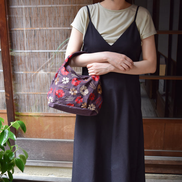 Polyester Handbag Tote bag - Cosmos Flower Pattern