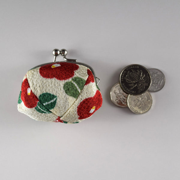 Pochette en brocart japonais pour chapelet - Check 3 Colors