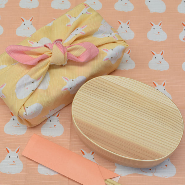50cm Cotton Furoshiki - Rabbit