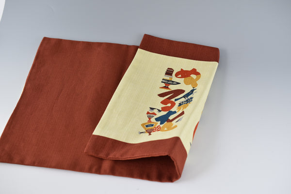 Cotton Table center cloth Table mat Placemat - Keisuke Serizawa 2 Patterns