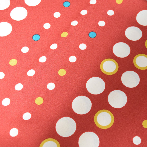 68cm Polyester Furoshiki - Polka dots Stripe 2 Colors
