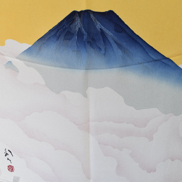 45cm / 75cm Silk Furoshiki - Kawabata Ryūshi Fuji mountain - 京都あさひ屋－Kyoto Asahiya
