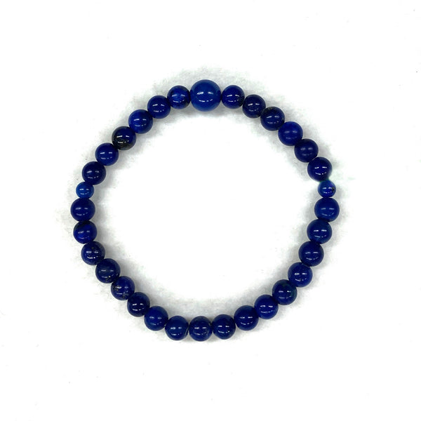 [One of a kind] 6mm Lapis Lazuli Bracelet