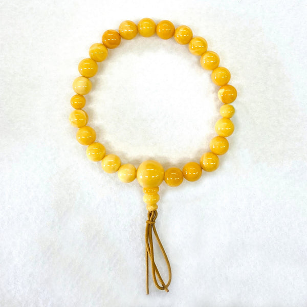 [One of a kind] 8mm Honey Amber Beads Bracelet
