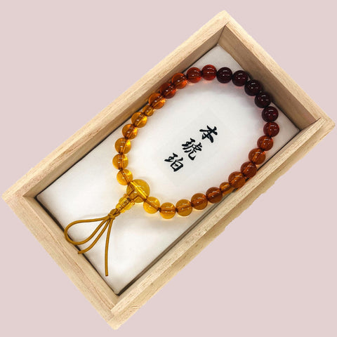[One of a kind] Nature Amber Gradation Bracelet