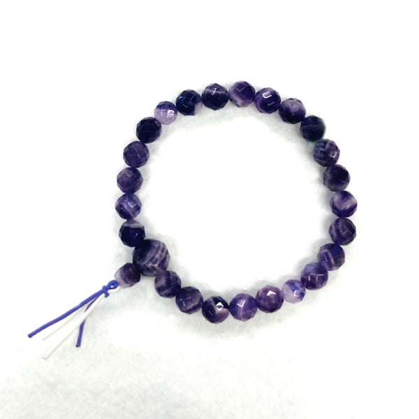 7mm Purple Quartz Amethyst Bracelet