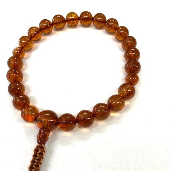 [One of a kind] 12mm Amber Juzu Prayer beads