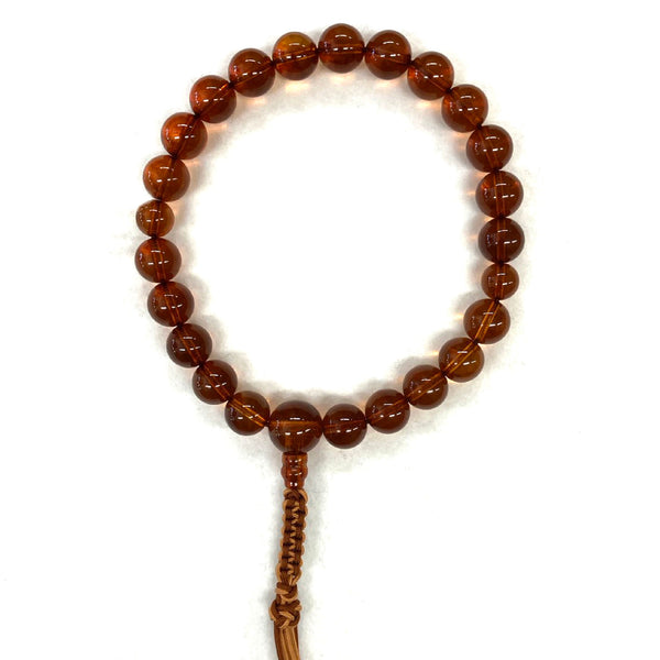 [One of a kind] 12mm Amber Juzu Prayer beads