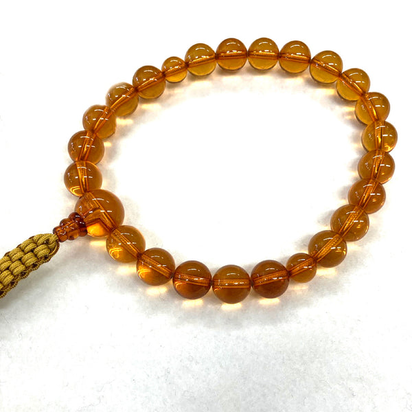 [One of a kind] 12mm Amber Juzu Prayer beads