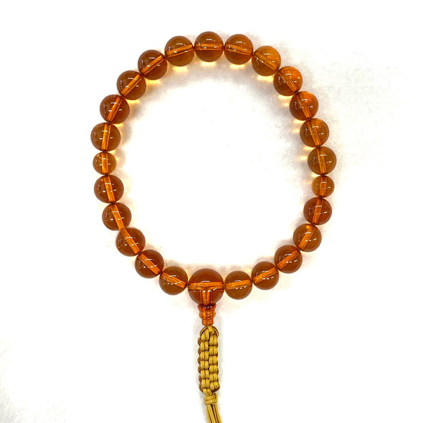 [One of a kind] 12mm Amber Juzu Prayer beads