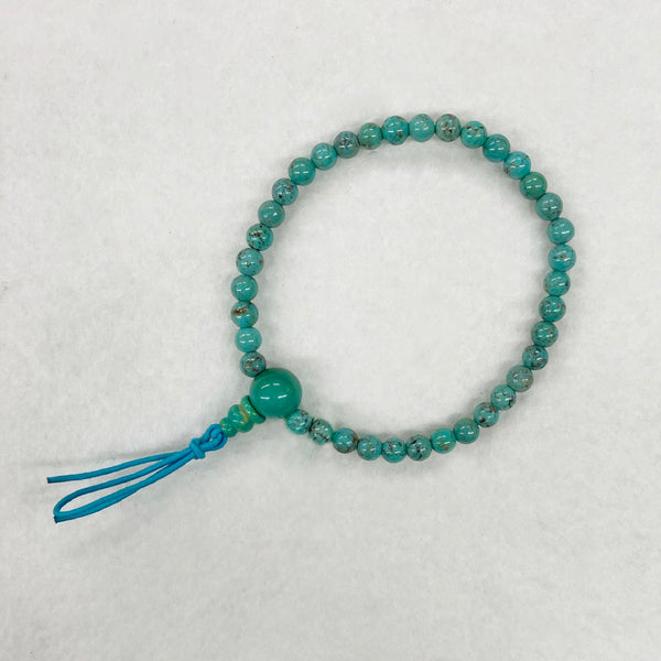 【１点もの】5mm トルコ石 ブレスレット