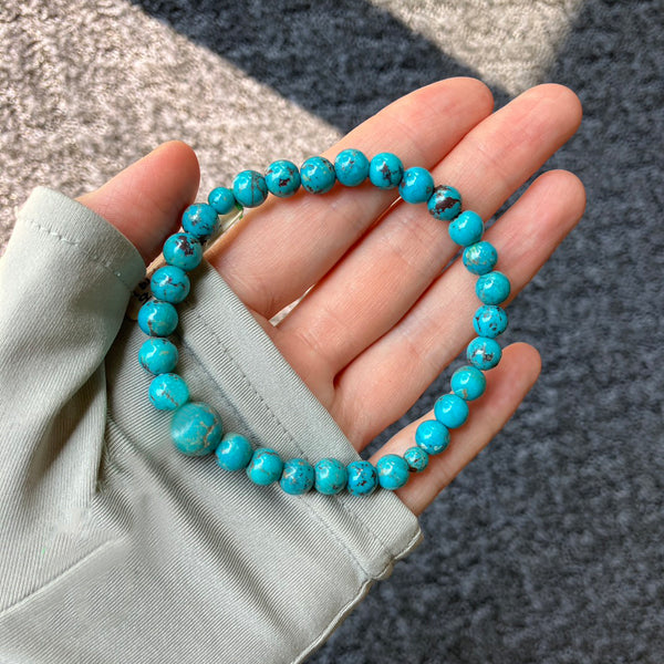 7mm トルコ石 ブレスレット