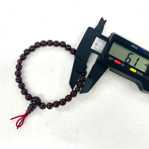 6mm Garnet Bracelet