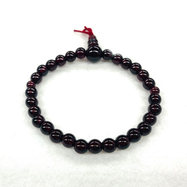 6mm Garnet Bracelet